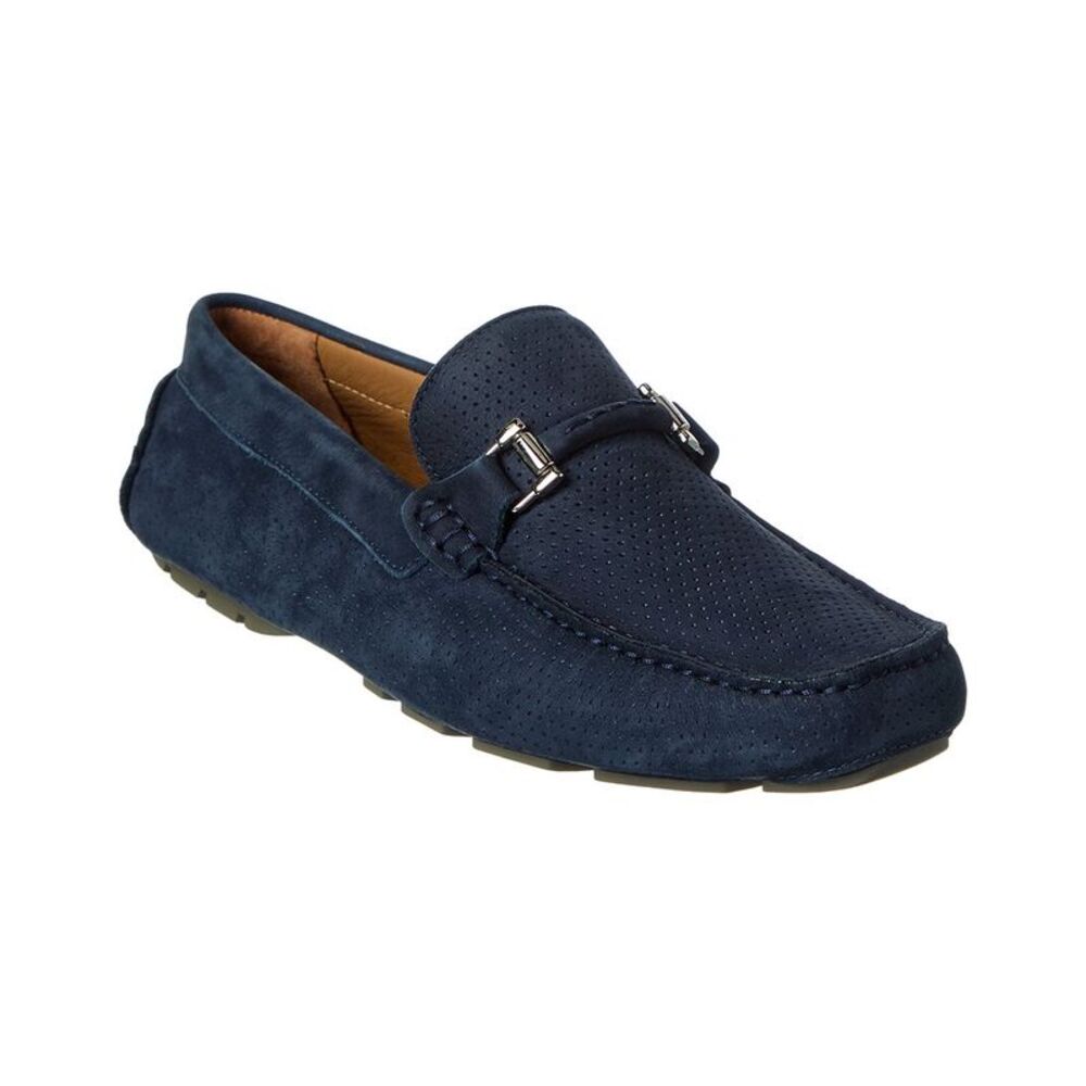 Donald Pliner Drexelfb Suede Driver, Navy